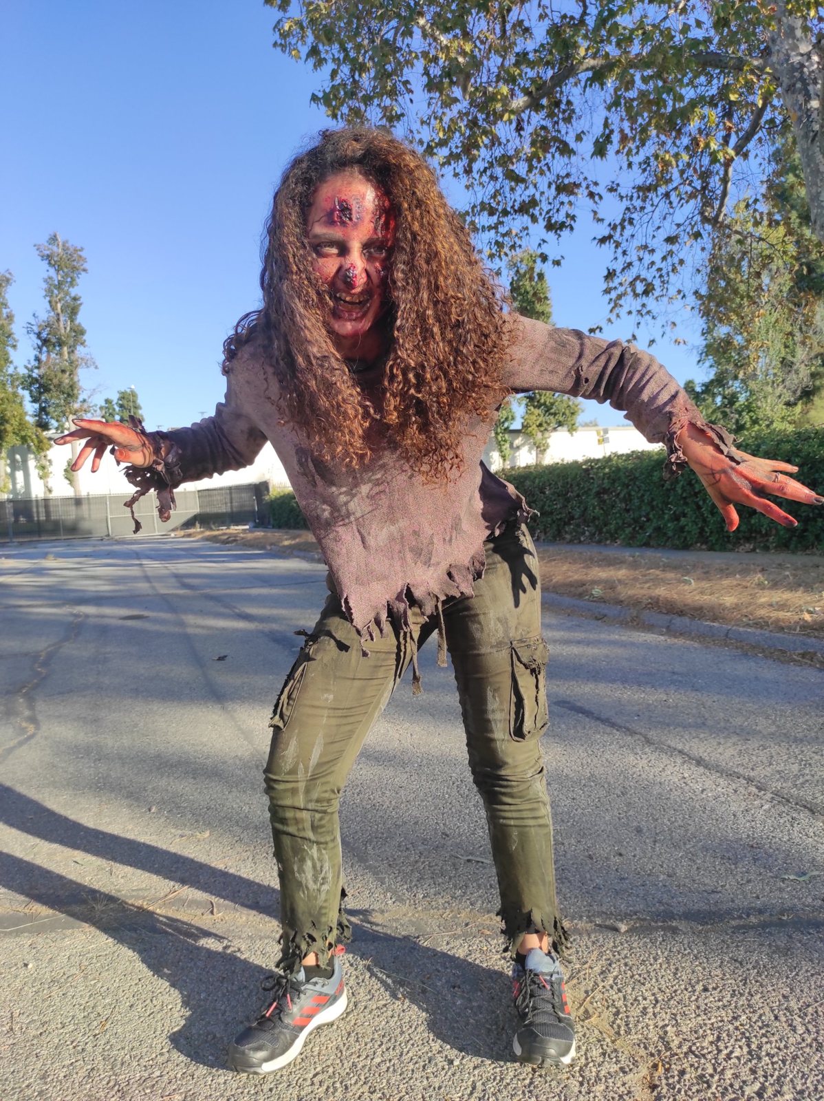 Halloween scare acting, AMC Shudder, Michela Melone